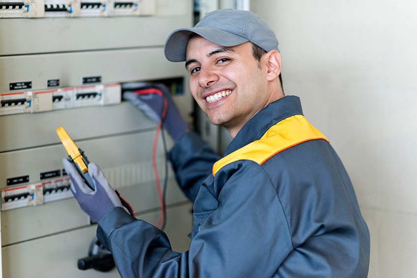 electrician working